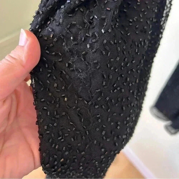 Vintage Beaded Sequin Pants and Tank Set Brilliante and Scala Size M - Picture 12 of 16